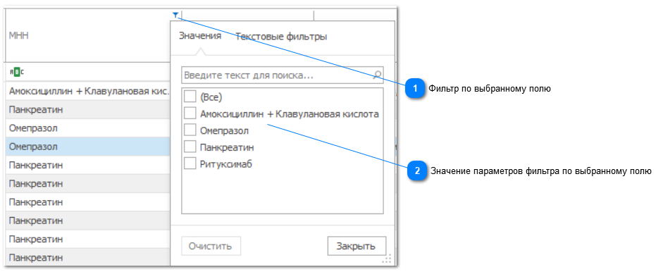 11.3. Формирование таблицы